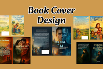 design book cover, ebook cover, paperback, audiobook, hardcover for amazon kdp