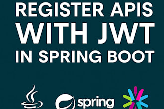 create secure login and register apis with jwt in spring boot