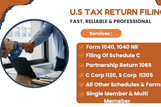 reduce your US tax filings form 1040 1065 1120 5472 and us sales tax returns