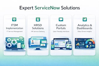be your servicenow developer for itsm, hrsd and portals