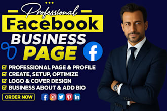 professionally set up your facebook business page from creation to launch