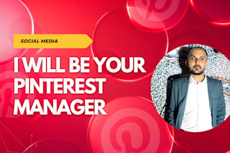be your pinterest manager for pin creation, promotions and traffic management