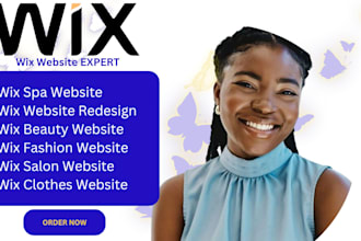 design and redesign wix clothing website wix salon website redesign wix beauty