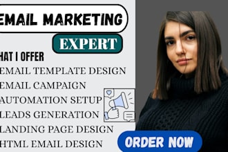 mailchimp campaigns with template automation setup