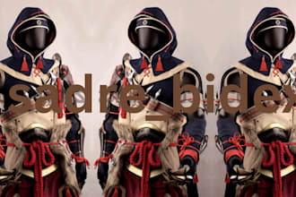 costume cosplay creation wearable cosplay anime armor 3d cyberpunk mask design