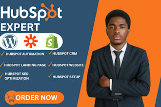 do hubspot website, hubspot CRM setup, hubspot automation, hubspot landing page