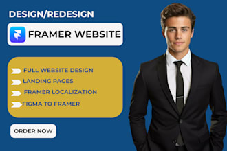 build framer website, framer landing page, figma to framer website