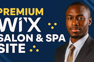 design wix medical spa website, hair beauty cosmetics salon wix website design
