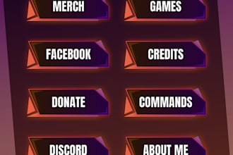 make custom panels for your twitch stream