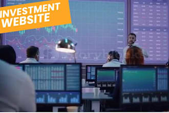 create a cryptocurrency investment website for your business