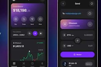 develop fintech app exchange website money transfer app trading app neobank app