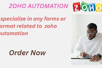 design zoho automation flows zoho form page zoho campaign