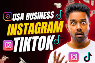 create usa instagram, usa tiktok, usa facebook  for you
