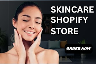 design skin care shopify store cosmetic shopify website beauty store spa website