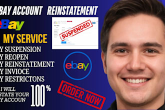 reinstate your suspended ebay account fast professionally