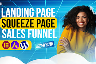 build a high converting wordpress landing page or sales funnel