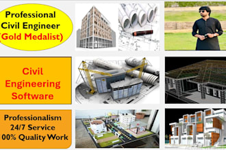 civil engineering projects on software revit etab bim sap safe civil3d autocad