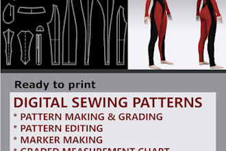 create professional sewing patterns for your garment