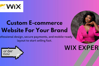 design and fix your wix ecommerce store professionally