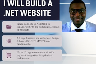 build clean code and modern design aspnet applications