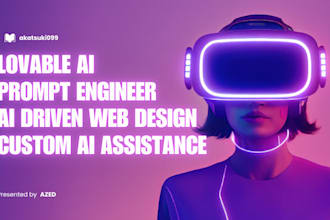 develop a lovable ai bubble mvp web app powered by bolt
