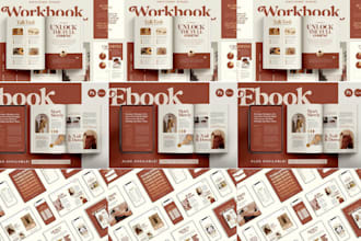 create canva ebook design, edit canva template design that attract readers