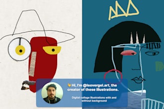 draw a digital illustration with your idea or reference