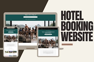 build vacation rental website, hotel booking, airbnb website, travel website
