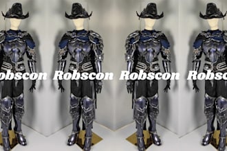 print 3d wearable cosplay creation 3d cosplay anime armor prop 3d mask design
