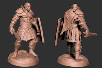 create detailed 3d models for printing
