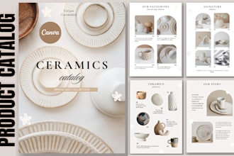 do product catalog lookbook brochure catalogue magazine layout brochure flyer