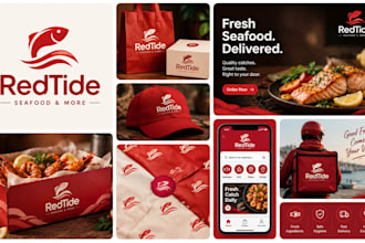 design a professional logo, branding kit, brand guidelines and brand identity
