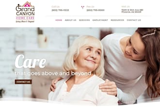 home care website home care healthcare website elderly care assisted living