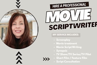 write and edit movie script screenplay film script screenwriting tv series