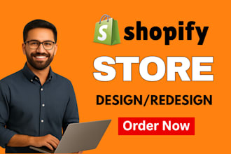 do shopify store design, shopify website design, shopify dropshipping store