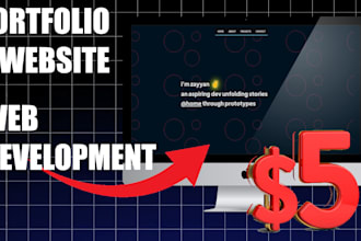 build portfolio website, resume website, photography website