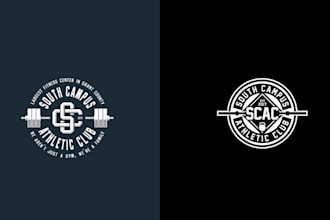 design fitness gym sports club health logo