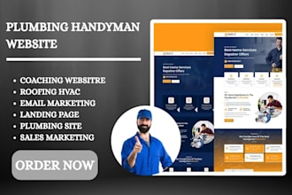 build squarespace roofing website hvac interior design plumbing construction