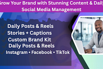 be your expert social media manager to grow your online presence