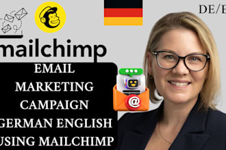 set up a bilingual email marketing campaign german english using mailchimp