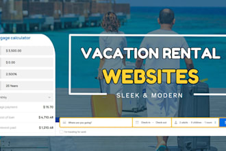 vacation rental website online booking website vacation website