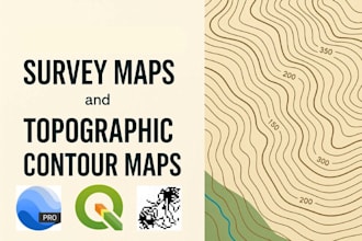 create accurate survey maps and topographic contour maps