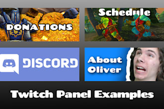 create your twitch panels