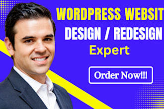 design wordpress website redesign business website design ecommerce website SEO
