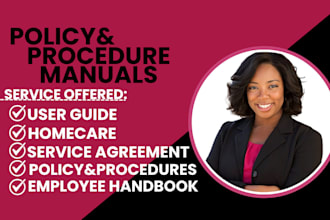 write a well structured homecare policy and procedure manuals,employee handbooks