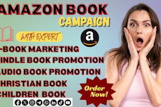 optimize audiobook campaign, ebook marketing  amazon kindle book promotion