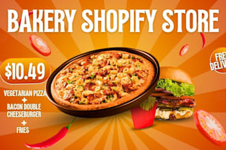 build bakery shopify store bakery cake website bakery store pastries website