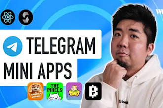 develop crypto bot ton telegram mini apps and custom telegram web3 bots apps