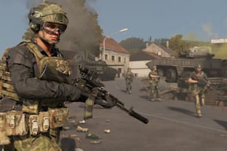 do arma reforger, modded vehicles, weapons retexture items and import 3d model