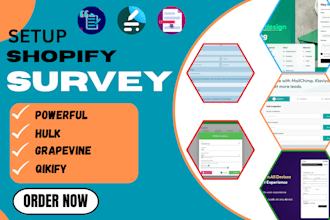 setup shopify survey form builder powerful hulk qikify grapevine zigpoll sk sea